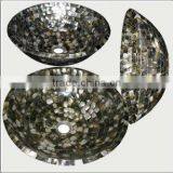 Natural Sea Shell Mother Of Pearl Sink Bowl And Wash Basin
