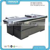 Automatic Electric Checkout Counter With Conveyor Belt thumbnail-2