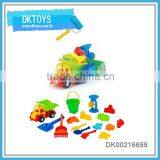 Hot Sale New 16 Pcs Summer Sand Beach Toys Car Tools Mould Fun Outdoor Play Item Kid Toys thumbnail-1