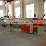 pvc double pipe extruder machine