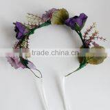 MYLOVE Purple Morning Glory Garland Beach Headwear thumbnail-4