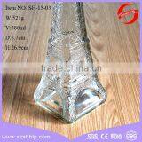 2016 New Style Laminate Mini Tower Shape Artware Glass Bottle Wholesale thumbnail-3