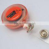 Custom Plastic Badge Clip With Epoxy Dome thumbnail-1