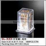 Plastic Red Toothpick Jar thumbnail-4