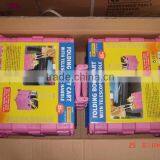 Plastic Collapsible Rolling Cart Foldaway Plastic Cart 38*33*36 cm thumbnail-3