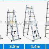 2x7 Steps 4.4m EN131 Extension Telescopic Vertical Aluminum Ladder thumbnail-3