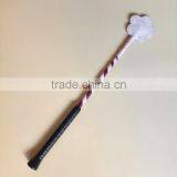 GLITTER THREADED HORSE RIDING WHIP FOR KIDS CHILDREN RIDING WHIP EQUESTRIAN KIDS RIDING WHIP WITH FLOWER FLAP EQUESTRIAN thumbnail-1
