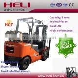 China Top1 Manufacturer heli brand 3 ton lpg forklift