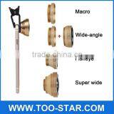 2016 Newest 195 Degree Super Fisheye Lens With Magnetic Optical Camera Lens Mobile Phone Mini Lens thumbnail-3