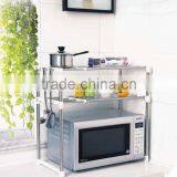2 -Tier Microwave Oven Rack Kitchen Shelves thumbnail-1