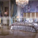Spain Luxury Solid Wood Bedroom Furniture thumbnail-1
