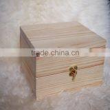 Top Grade New Arrival Handmade Decorative Wooden Christmas Gift Box With Hinge thumbnail-3