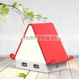 Multi-functional Tiny House Design 4 Port USB Hub, Touch Sensor LED Night Light, Creative USB Hub With Smartphone Holder thumbnail-2