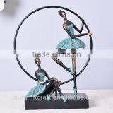 Home Decoration Items Resin Bronze Ballerina Sculpture thumbnail-3