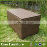Waterproof Garden Rattan Storage Box thumbnail-3