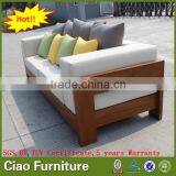 Outdoor Wooden Furniture Teak Wood Sofa thumbnail-1
