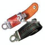 Real Leather USB Flash Driver With Embossing Logo thumbnail-1