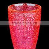 400ml Transparent Red Color Plastic Reusable Drinking Cup Sizes