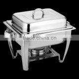 New 2 Pack of 8 Quart Stainless Steel Rectangular Chafing Dish Full Size thumbnail-5