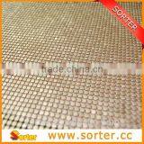Sorter Golden Aluminum Alloy Metal Cloth for Folding Screen thumbnail-5