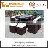 Space Saving Bar Club Used Rattan Furniture Chair Table Set thumbnail-1