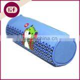 Cute Tiger Printing Round Profile Canvas Pencil Bag, Tiger Printing Pencil Bag,Canvas Pencil Bag thumbnail-2