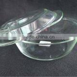 High Quality 2L Clear Glass Cooking Pot With Lid thumbnail-1