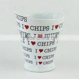 Eco-friendly Certification Ceramic Chip Cone Cup thumbnail-3