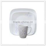 Diamond Printed Circular Elegant Round New Style Tableware in Melamine Food Material thumbnail-4