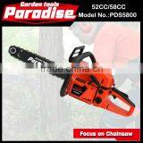 PDS5800 Garden Tools China Supplier Big Power 58CC Chainsaw 5800