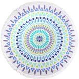 1500mm Extra Large Round Beach Towels With Tassels/custom Printed Pattern Round Beach Towles thumbnail-3