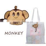 Cute Pets Reusage Foldable Folding Shopping Tote Bags thumbnail-5