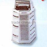 New Arrival Stainless Steel Vegetable Garnish Tool 6 Sides 9 Inch Cheese Grater