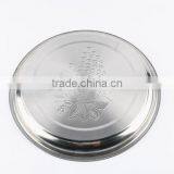 Guangdong Factory Stainless Steel Round Mess Tray for Wedding Tray Decoration thumbnail-4