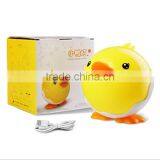 UCHOME Cute Colorful Little Duck Dimming Cartoon LED Night Light Baby Touch Switch USB Rechargeable Desktop Lamp thumbnail-6