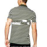 2015 New Short-sleeved Mens Polo, Slim Korean Version of the Double-neck Stripe Polo-shirts thumbnail-3