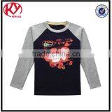 High quality boys long sleeve lovely t shirt clothing custom wholesale in china with 2016 new style