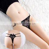 Stock New Hollow Out Lace Bandage Seamless Sey Panties String Lingerie Thongs G-string Ladies Briefs Womens Underwear Lady Thong thumbnail-1