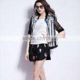 Hollow Out Back Summer Blouse,models Short Sleeve Blouse thumbnail-3