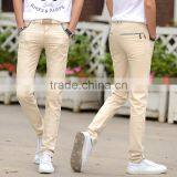 Fashion Men's Casual Trousers Solid Color Slim Straight (902) thumbnail-3