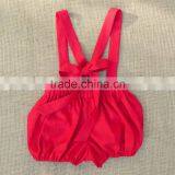 Boutique Red Suspender Shorts Button Design Online Shopping for Wholesale Clothing thumbnail-2