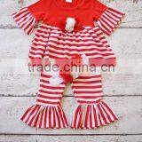 Children Clothes Boutique Baby Outfit Red Stripe Christmas Outfit Holiday Boutique Outfit thumbnail-5