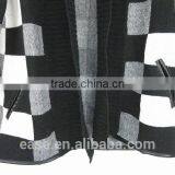 Men Wool Black and White Cardigan Sweater thumbnail-2