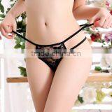 Sexy Women Lace Solid G-String V-String Underwear Ladies Briefs Lingerie thumbnail-3