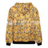 100% Polyester Cheap Wholesale 3D Sublimation Graphic Pullover Oversized Hoodie thumbnail-2