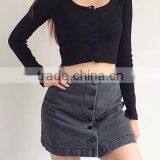 EY1984B Womens Black Cardigan,Women Short Cardigan thumbnail-1