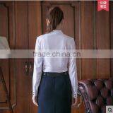 Ladies's Blouses Top Formal Woman Business Office Long Sleeve Slim Shirt thumbnail-2