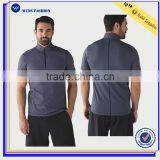 Classical Solid Color Contrast Piping 1/4 Zipped Pullover Sport Sweatshirt thumbnail-1