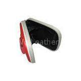 Custom Waterproof Red Zipper EVA Hard Camera Pouches With Carrying Strap
