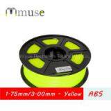 Yellow ABS 3D Printing Filament 1.75mm 3mm